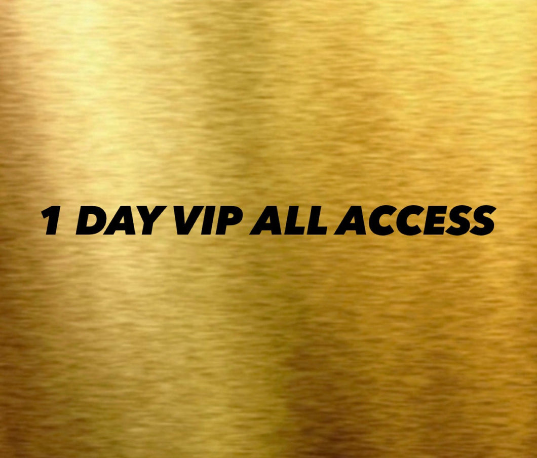 1 DAY VIP ALL ACCESS PASS